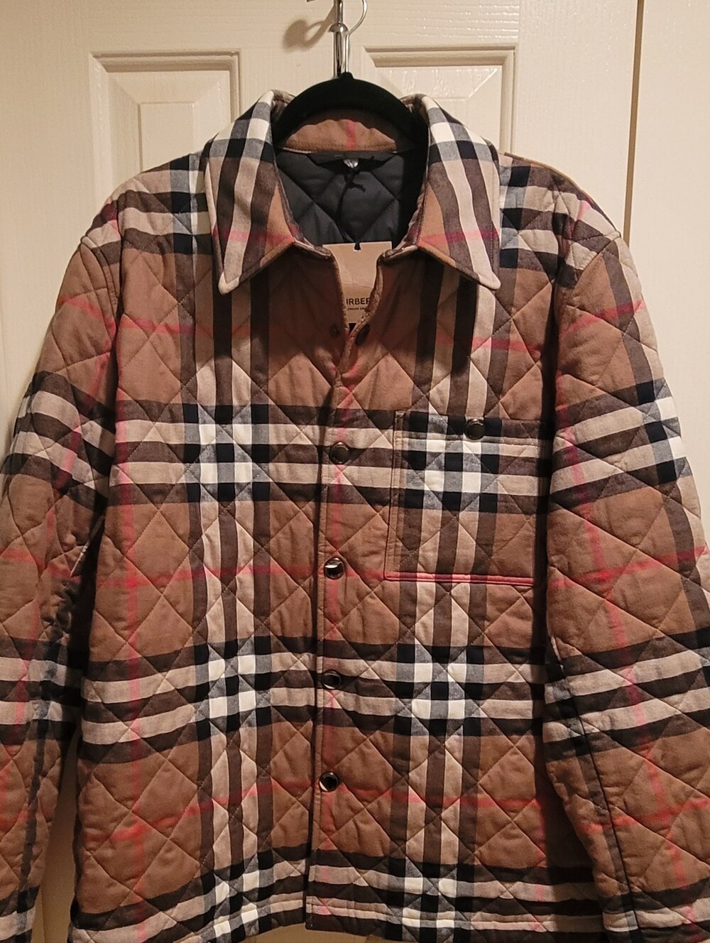 Burberry Men's Taupe - Brown Forres Jacket - L